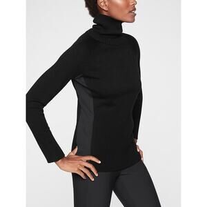 Athleta Black Turtleneck Sweater